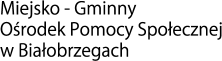 Miejsko-Gminny Ośrodek Pomocy Społecznej w Białobrzegach